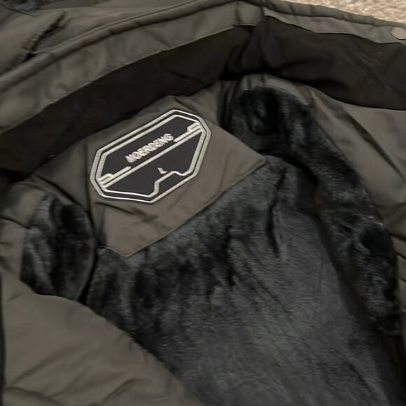 NWT NEW Moerdeng Men's Windbreaker Jacket Black Large‎ Long Sleeve Waterproof - Picture 6 of 15